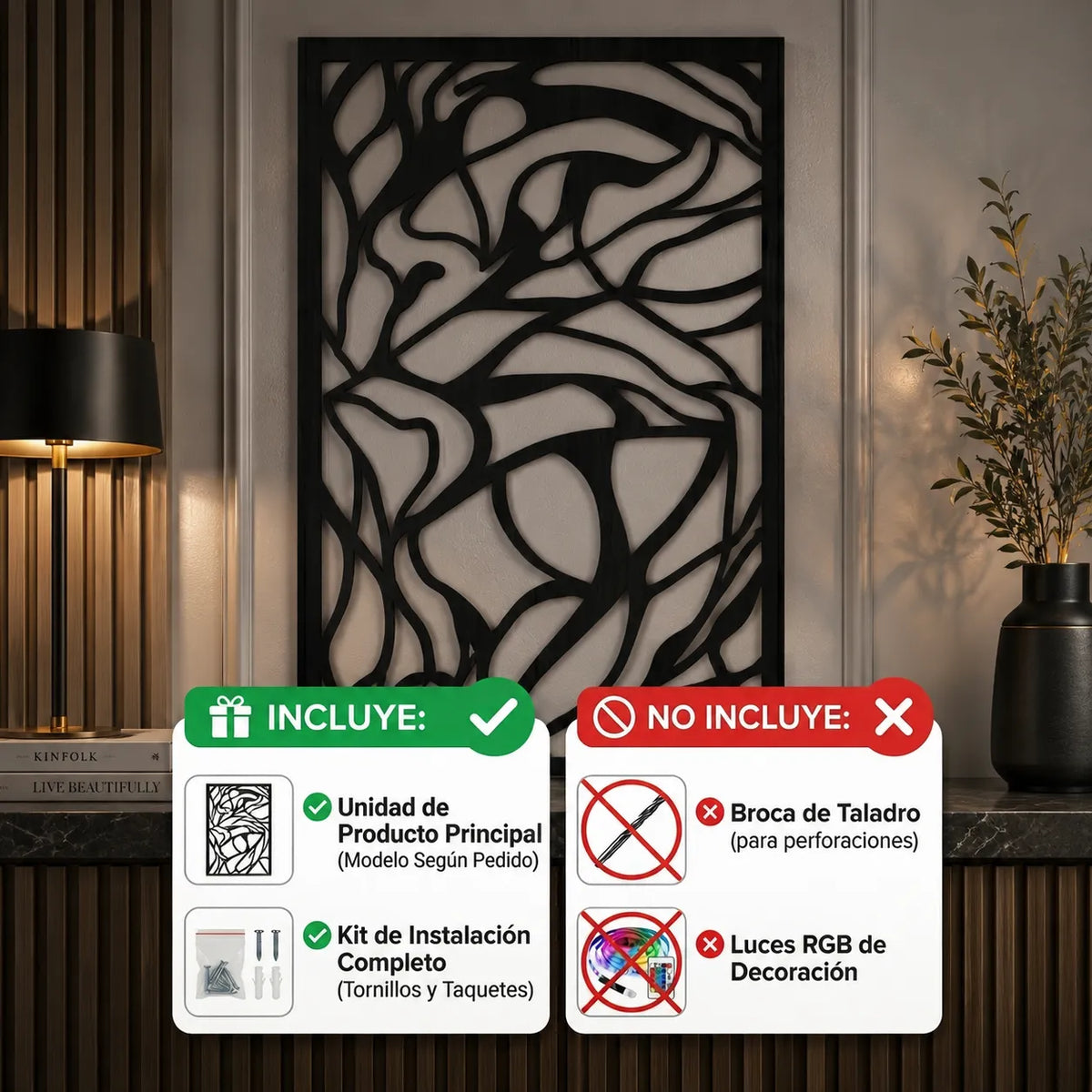 Qué incluye y qué no incluye el pedido