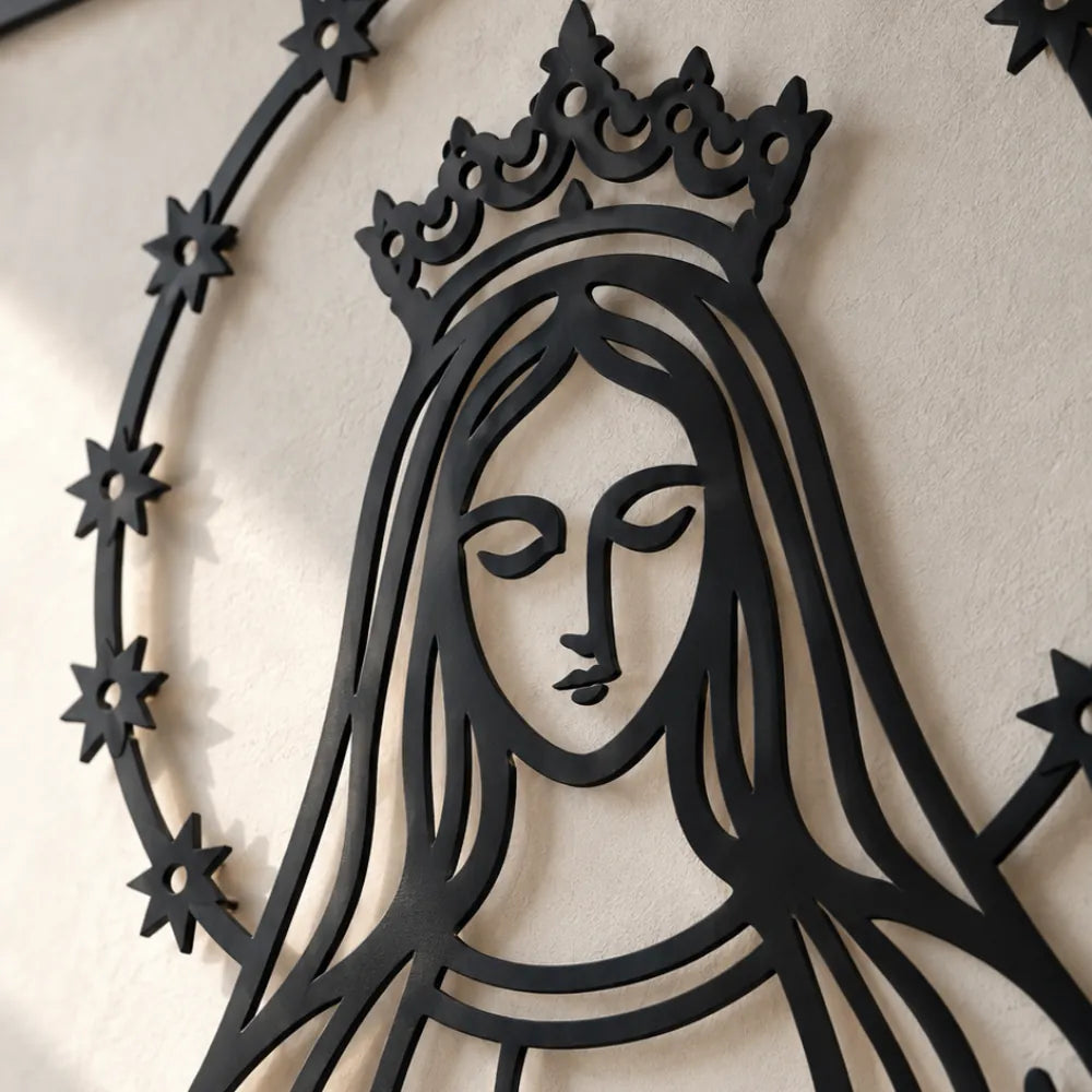 Detalle del acabado en acero cortado a precisión